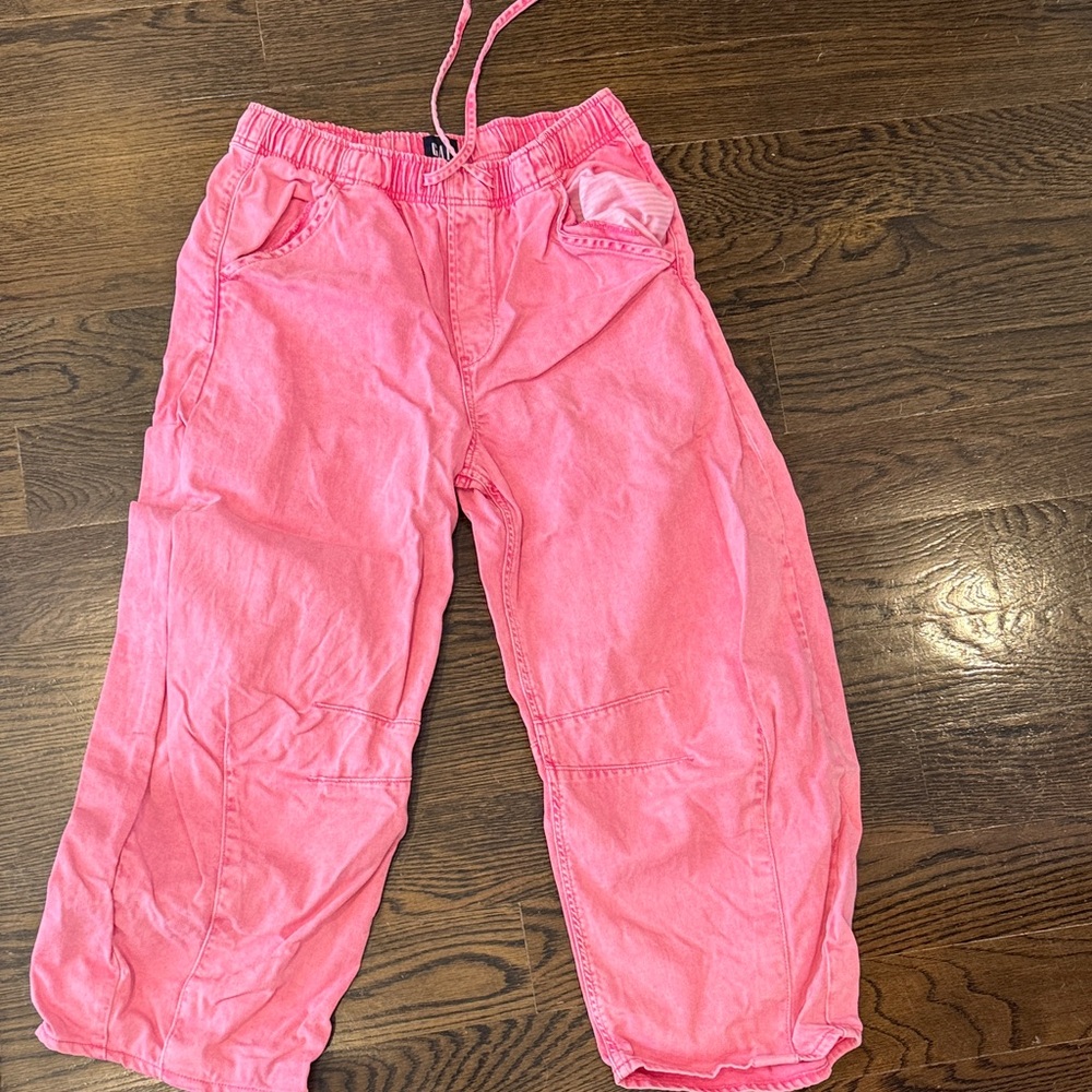 GAP Women’s Bright Pink Barrel Pants